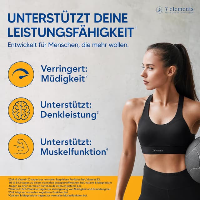 Detalle de Elektrolyte Pulver ohne Zucker 30 Stück