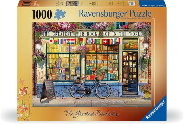 Thumbnail 6 de Ravensburger The Greatest Bookshop 1000 Piece Jigsaw Puzzle (Age 12+)