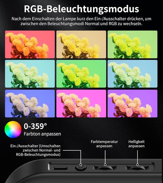 Thumbnail 5 de Magnetisches Ringlicht 6000 mAh RGB für iPhone
