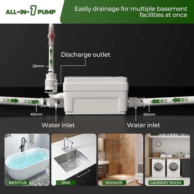 Thumbnail 4 de Pompa per doccia 400 W silenziosa 6 m