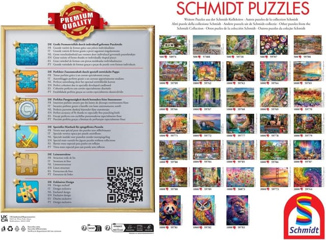 Detalle de Schmidt Spiele „Magische Sternenwelten, Schwerelos im All“ – 1000-Teile Puzzle (Leinenstruktur, matt) ab 12 Jahren