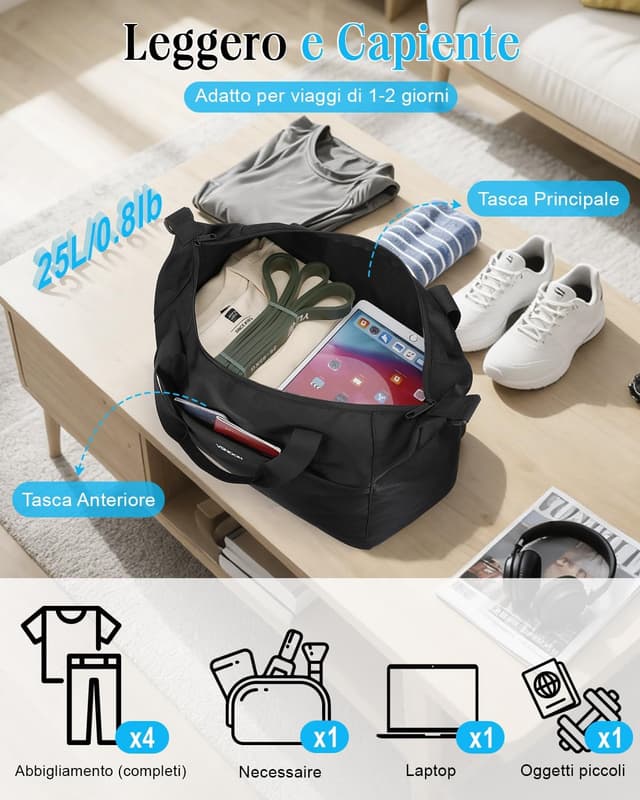 Thumbnail 4 de VSNOON Bagaglio a Mano 25L 40x30x20