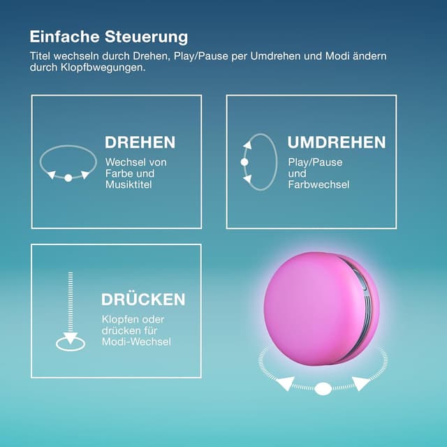 Detalle 2 de Osram Smart Macaron Bluetooth Lautsprecher Gelb