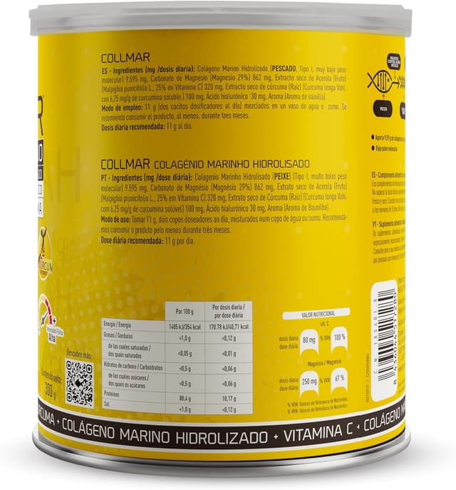 Thumbnail 3 de Drasanvi COLLMAR Colágeno Marino 300g 🍶