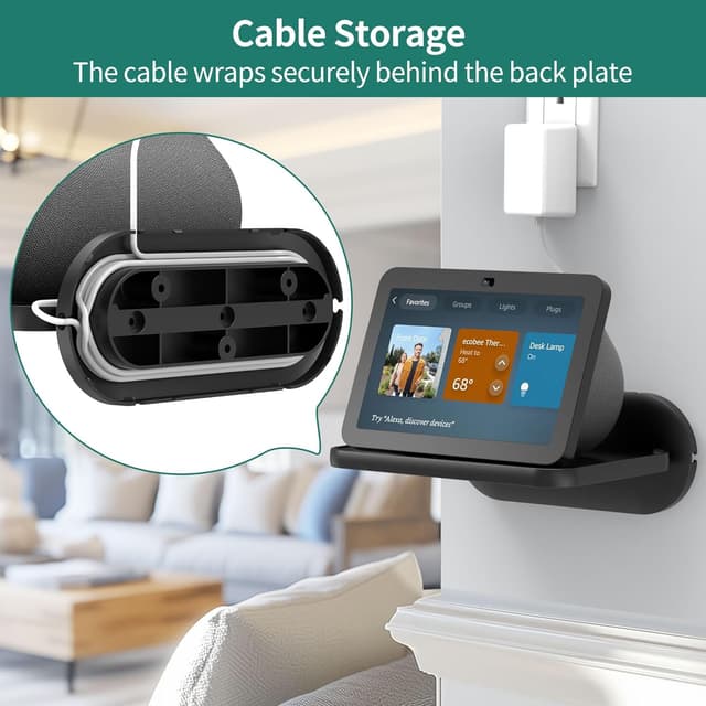 Detalle 2 de HomeMount Support mural Echo Show 8