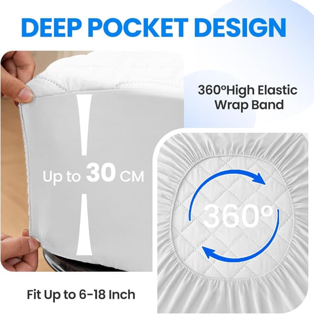 Detalle 2 de Ystyle protège matelas 160x200 cm