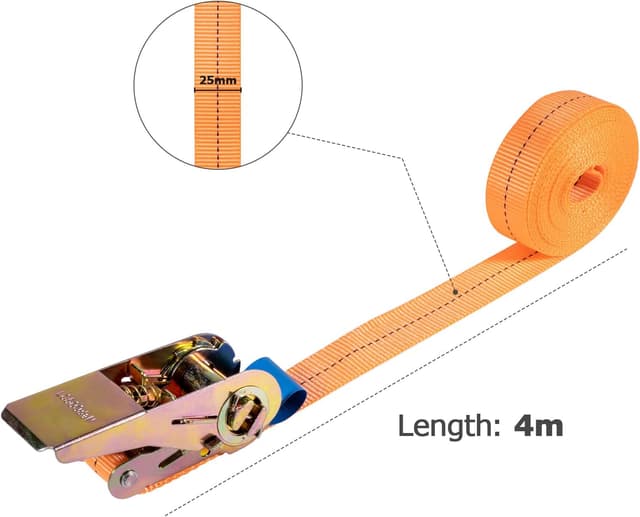Detalle de Spanngurte mit Ratsche 4m