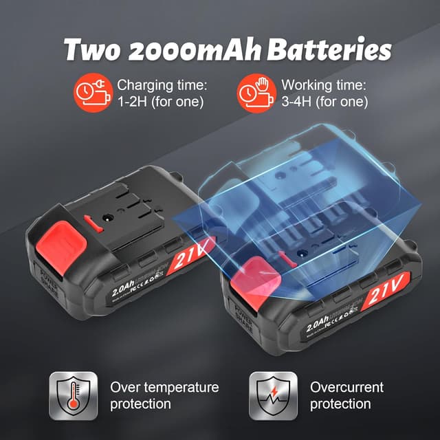 Detalle 1 de Forbici potatura elettriche 40 mm a batteria