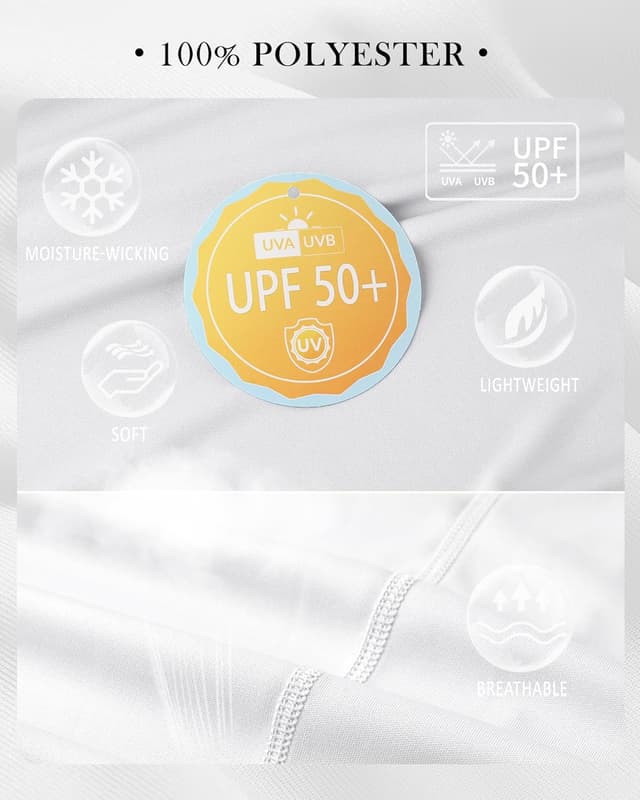 Detalle de Tansozer UV Rash Vest UPF 50+ Long Sleeve