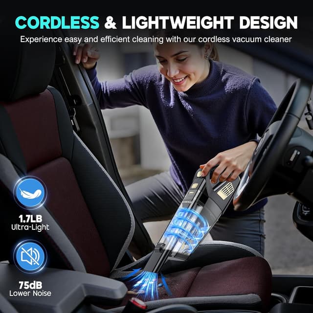 Thumbnail 6 de CKIKH Handheld Vacuum 15000PA Powerful Suction 🧹