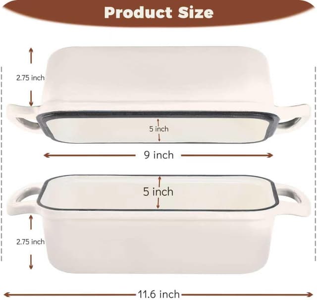 Detalle de Cast Iron Bread Pan 9x5 for Sourdough