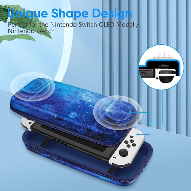 Thumbnail 4 de FINTIE Tragetasche kompatibel mit Nintendo Switch OLED 2021