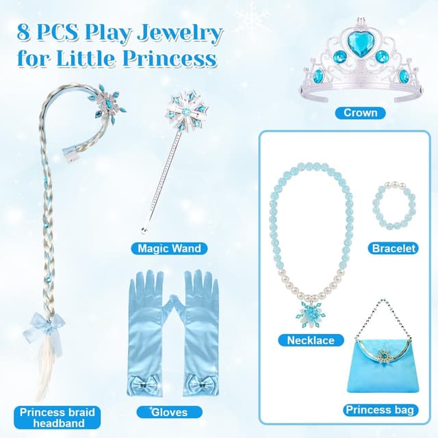 Thumbnail 5 de MELAND Princess Costume Blue light up dress 3–10