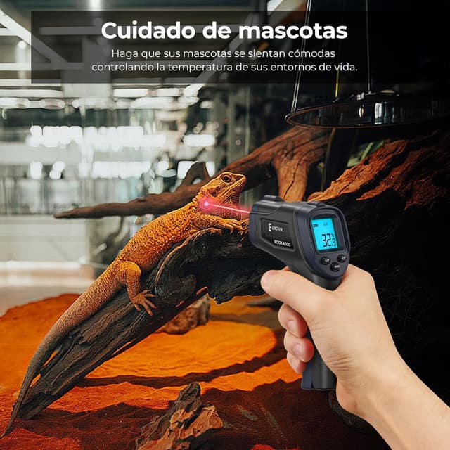 Thumbnail 5 de ERICKHILL Termómetro infrarrojo -50 a 600 ℃