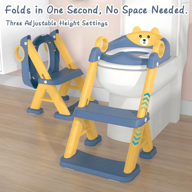 Thumbnail 4 de GoldEnough Riduttore WC Bambini con Scaletta 🚽
