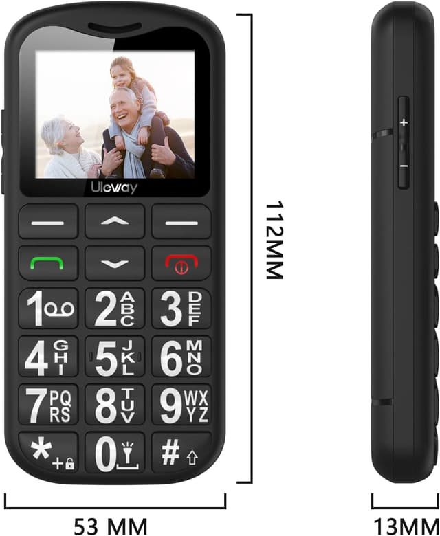 Thumbnail 6 de ukuu Big Button Mobile Phone 800mAh