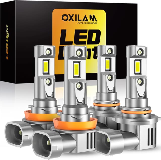 Detalle de OXILAM Q36 H11 9005 LED Bulbs 70000lm