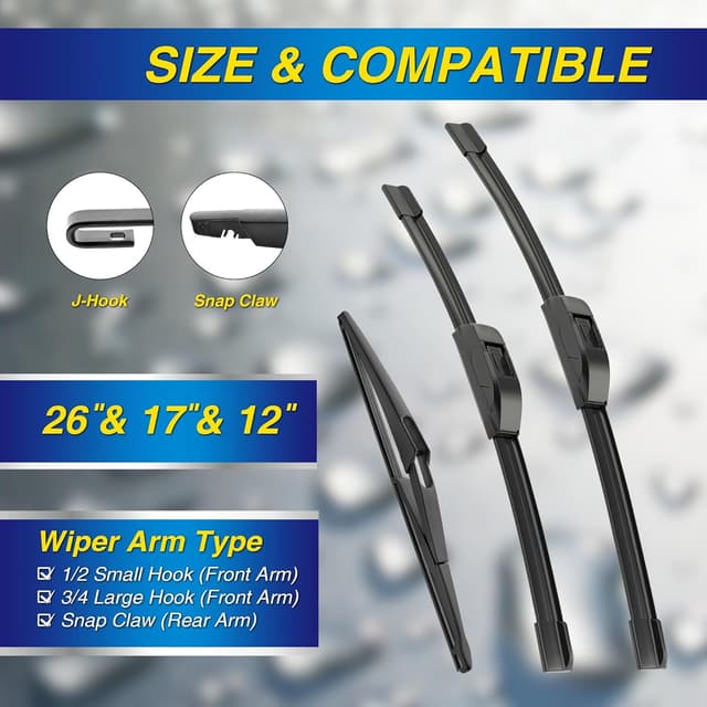 Detalle 2 de 5 PLUS® Silicone Wiper Blades 26"/17"/12"