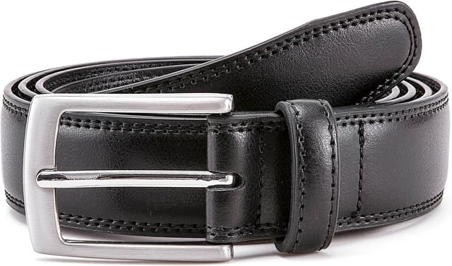 Thumbnail 1 de MILORDE Men's Genuine Leather Dress Belt