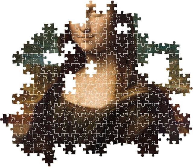 Detalle de Clementoni Puzzle 1000 pezzi Museum Collection Gioconda (70x50 cm) con poster incluso