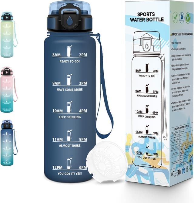 Detalle de Baramumu Botella Agua 500ML Azul marino