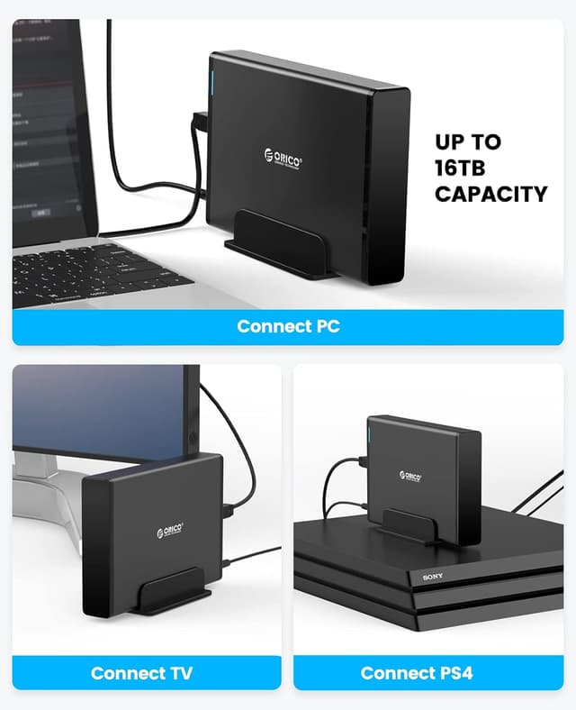 Thumbnail 6 de Boîtier ORICO Aluminium 3,5" externe USB 3.0 vers SATA III avec châssis amovible