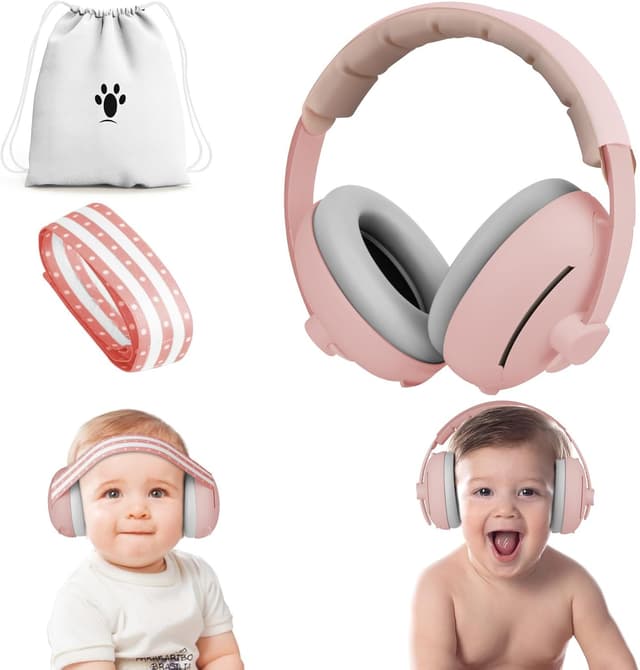 Detalle de Aolso Baby Ear Defenders noise muff 36 months
