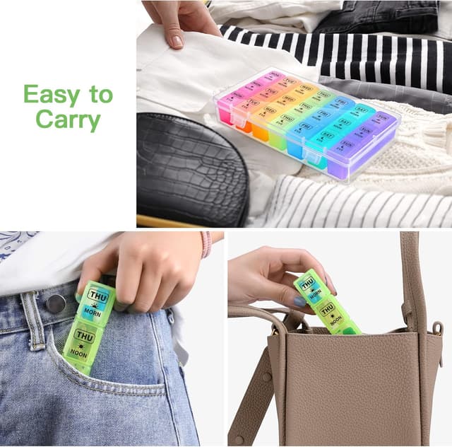 Thumbnail 6 de Opret Weekly Pill Organiser 21 compartments 💊