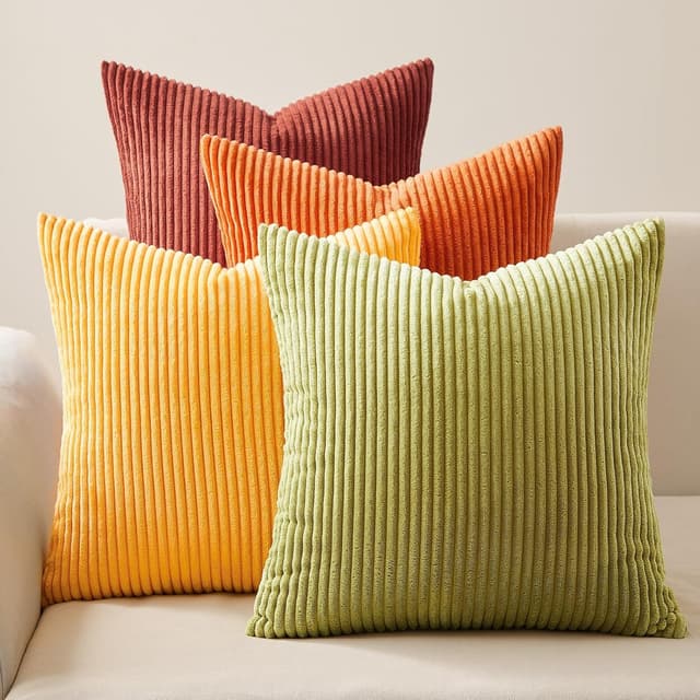 Imagen de Topfinel Fall Burnt Orange Decorative Throw Pillows Cover en OfertitasTOP