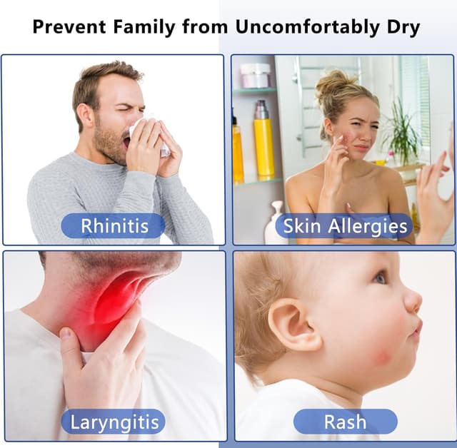 Thumbnail 4 de SZO Upgraded 500ML Humidifier for Bedroom