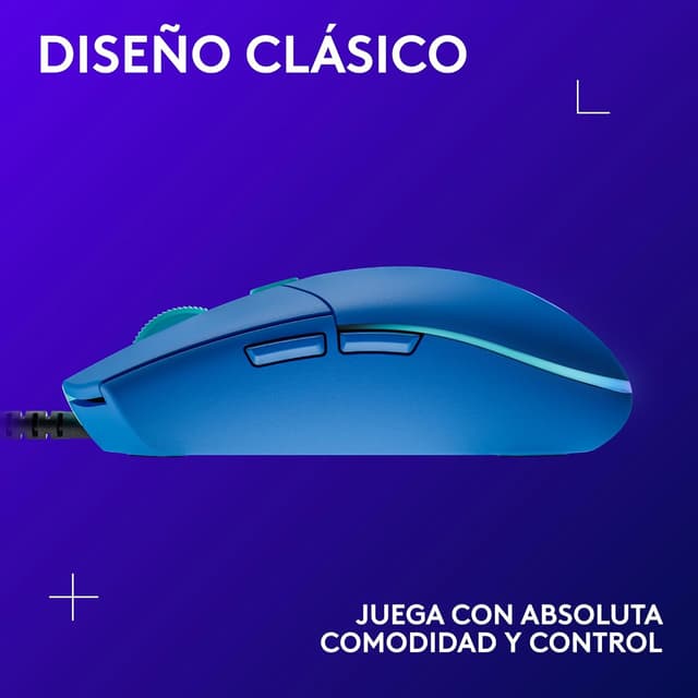 Thumbnail 7 de Logitech G203 LIGHTSYNC Ratón Gaming RGB, 8,000 DPI, Azul 🖱