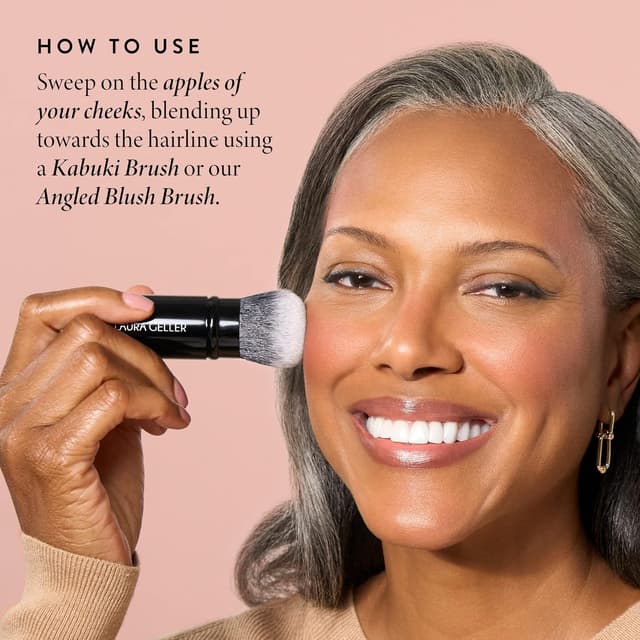 Detalle 2 de LAURA GELLER NEW YORK Baked Blush-n-Bronze Marbleized 2-in-1 Sculpting Bronzer Blush — Rose Bronze