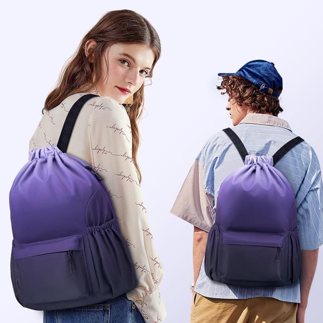 Thumbnail 6 de SUCIKORIO zaino a sacca con coulisse 40x30x15 impermeabile per cabina aereo