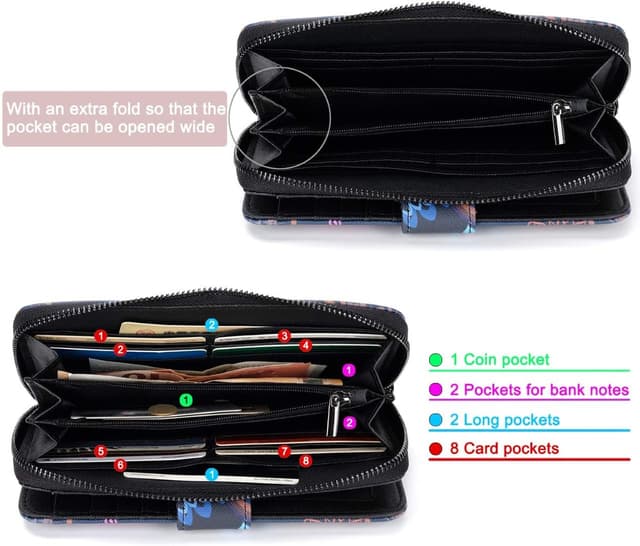 Detalle 2 de Portafoglio donna con cerniera piccolo 19x10,5