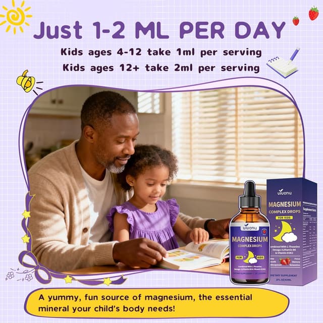 Detalle 1 de VivoNu Magnesium Tropfen Kinder 60 ml