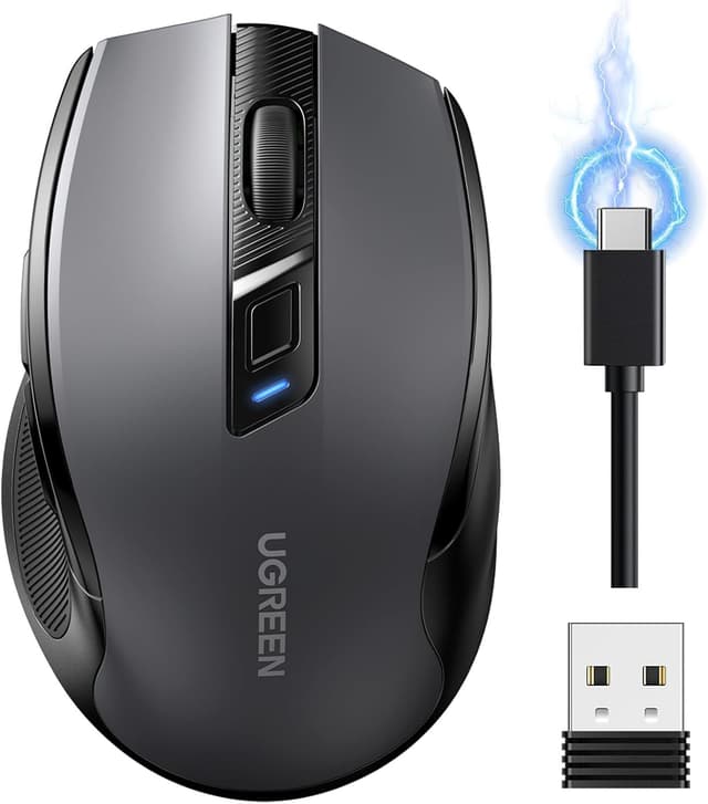Detalle de UGREEN Wireless Mouse 70‑day battery