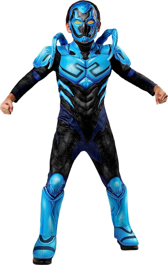 Detalle de Rubies DC Blue Beetle Kids Costume (Blue Beetle, Boys Large 10/12)