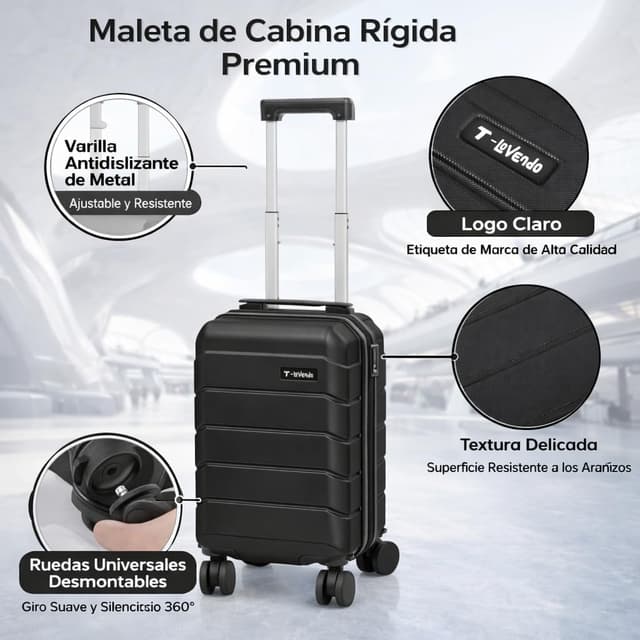 Detalle 2 de T-LOVENDO.ES Trolley cabina 40x25x20 cm 20L