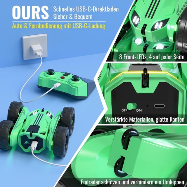 Detalle 2 de Ferngesteuertes Auto 15 km/h 4WD mit LED