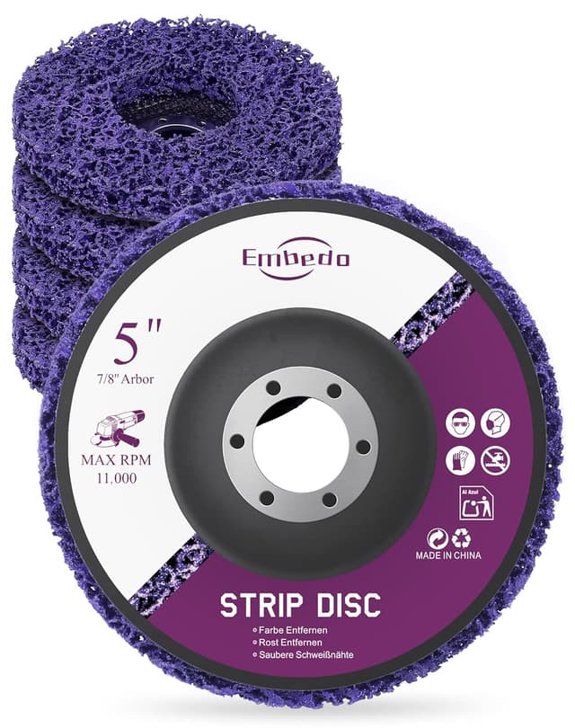 5 CSD Scheiben 125 mm für Winkelschleifer