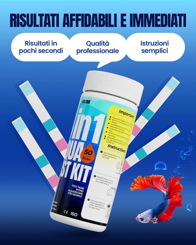 Thumbnail 1 de Wolmds Kit Test Acqua Acquario 8-in-1