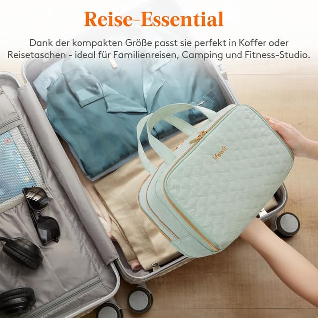 Thumbnail 6 de Lifewit Reisekulturtasche Damen 10L Mintgrün