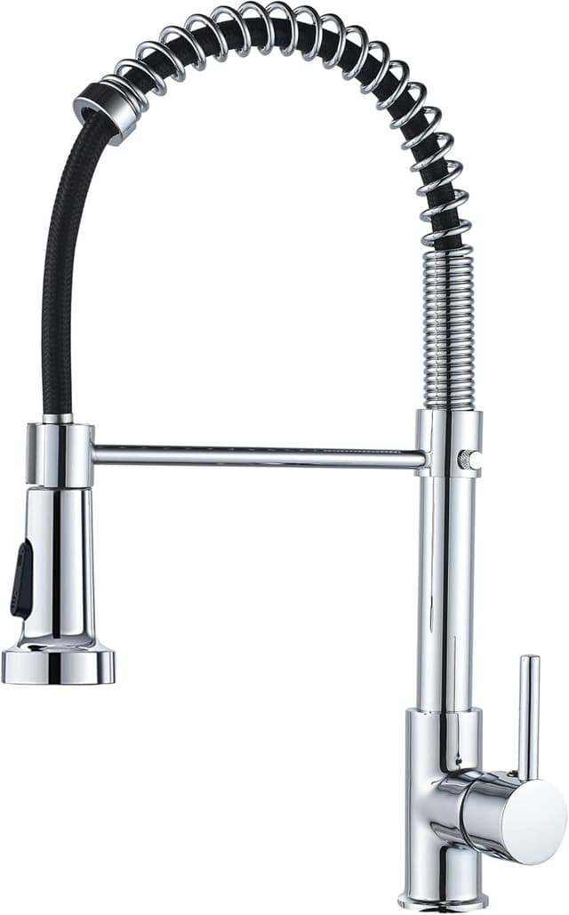 Imagen de Grifo de cocina extraíble con resorte monomando (cromo) en OfertitasTOP