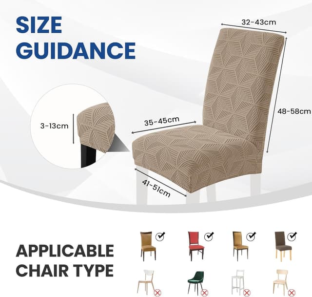 Detalle de Ystyle coprisedie elasticizzato 6 pezzi