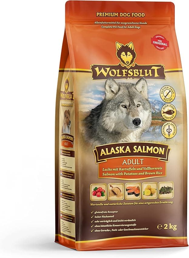 Detalle de Wolfsblut Alaska Salmon 2 kg - Alimento Deshidratado 🐟