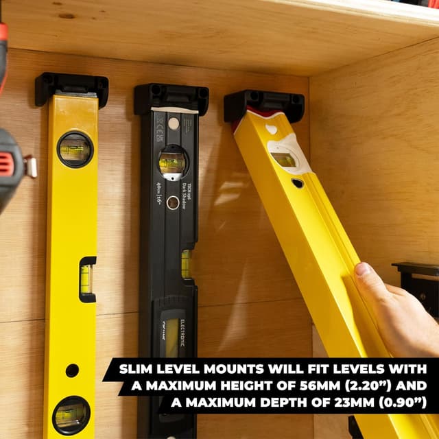 Detalle 2 de StealthMounts Universal Level Holder Slim 56 mm