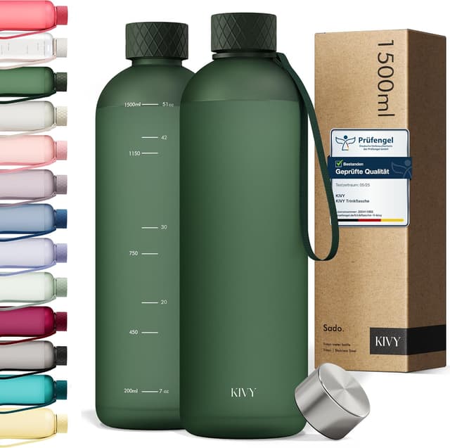 Imagen de KIVY Trinkflasche 1,5 l Kohlensäure geeignet en OfertitasTOP