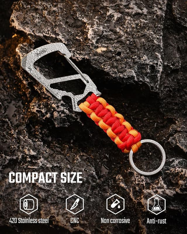 Thumbnail 4 de KeyUnity KC00 Paracorde Porte-clés Mousqueton