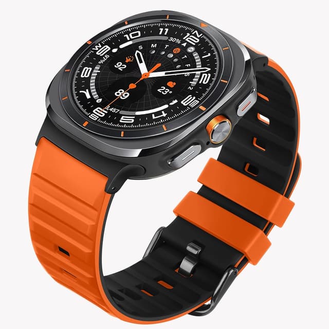 Detalle 2 de Tasikar No Gap Bands soft silicone sport strap for Samsung Galaxy Watch Ultra 47mm (2024/2025)