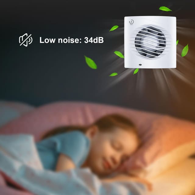 Thumbnail 5 de Anesty 4” bathroom extractor fan